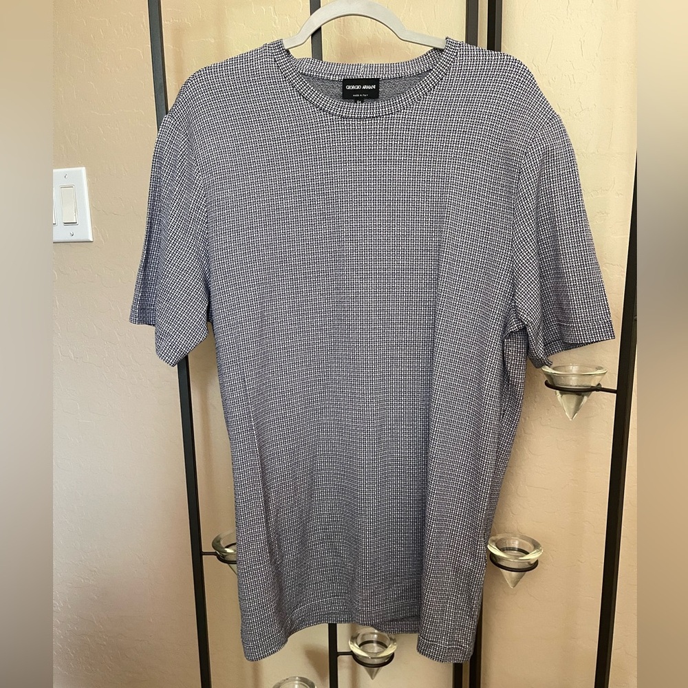 Men’s Armani Textured Shirt Size Italian size 54